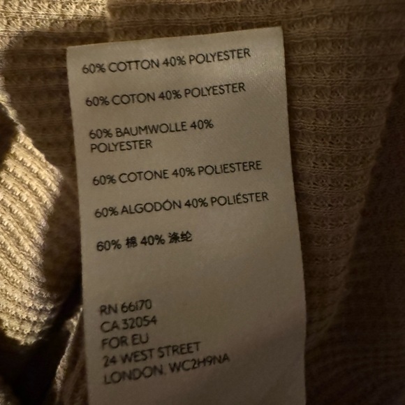 Free People Bright Side Women's Long Sleeve Thermal Top In Willow Combo Small - Picture 10 of 10